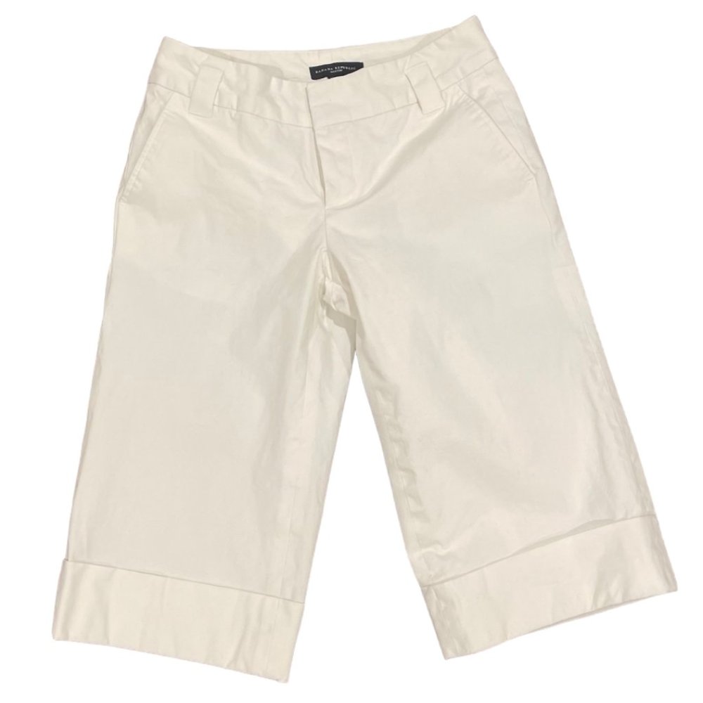 Banana Republic White Crop Pants Shorts, Size 0